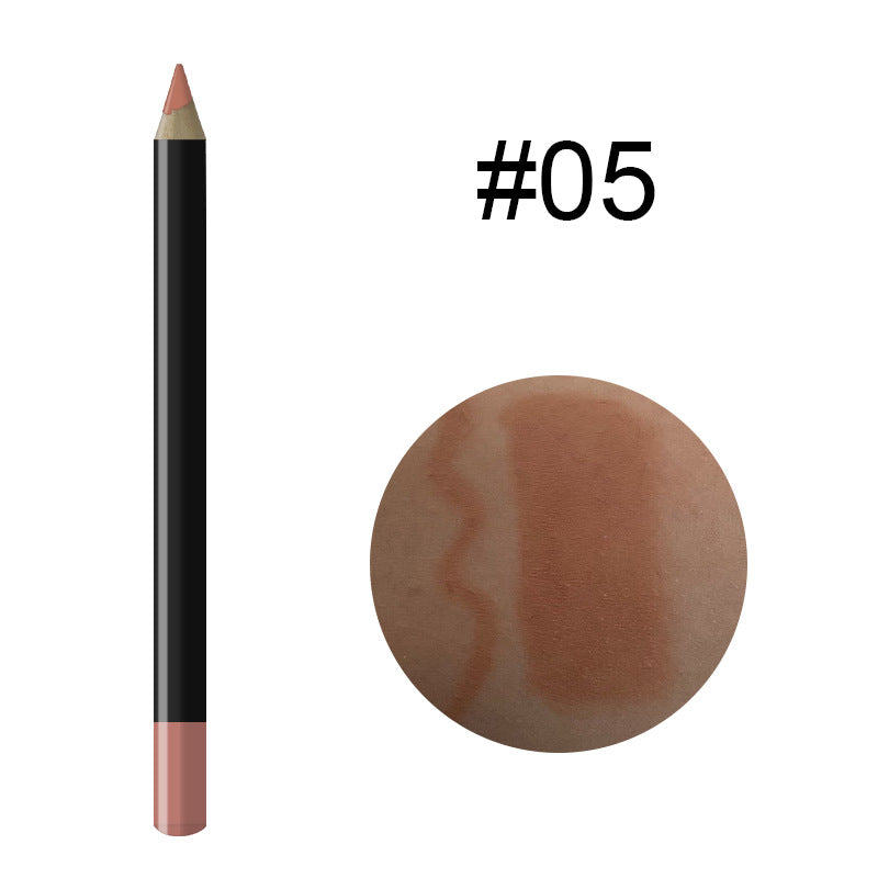 Foreign Trade Cross-Border 20-Color Multi-Functional Waterproof Lip Liner
