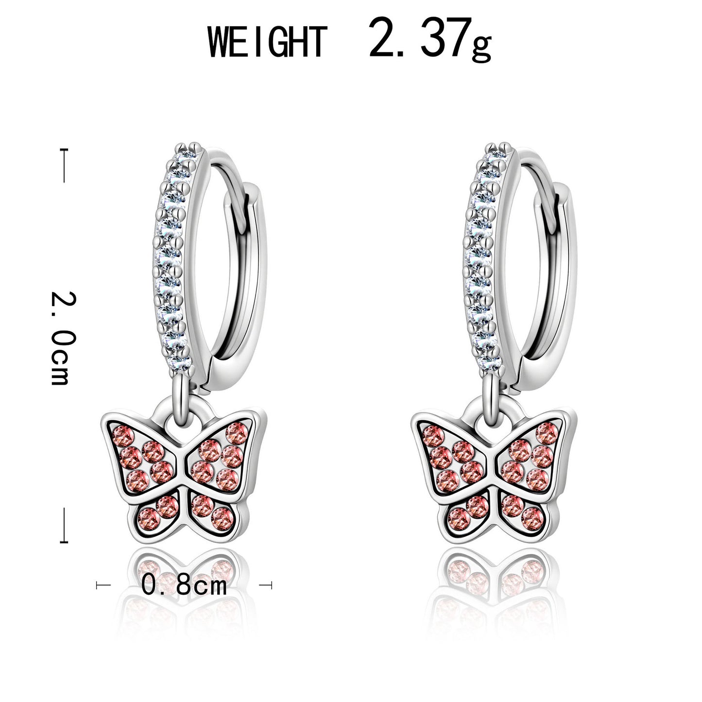 European And American-style Fashionable Copper Earrings Subtly Luxurious