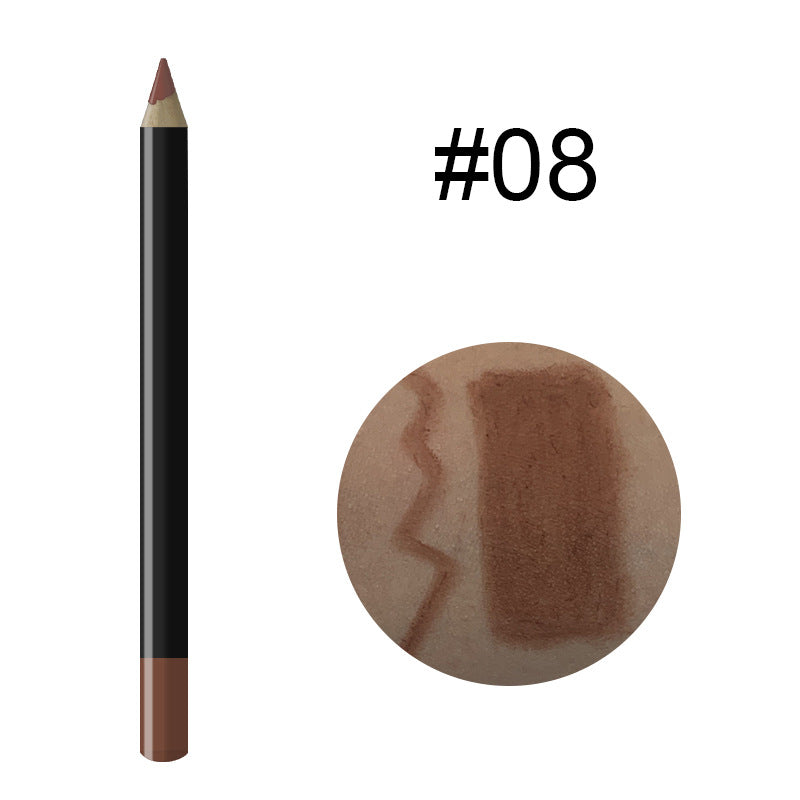 Foreign Trade Cross-Border 20-Color Multi-Functional Waterproof Lip Liner