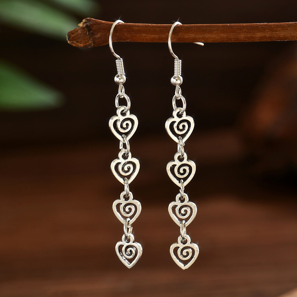 Retro Spiral Creative Mosquito Coil Earrings
