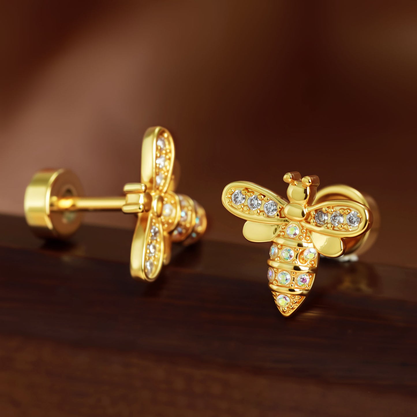 European And American-style Fashionable Copper Earrings Subtly Luxurious