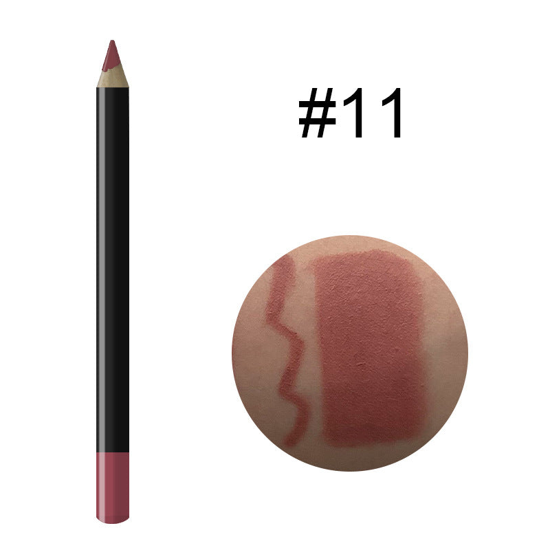 Foreign Trade Cross-Border 20-Color Multi-Functional Waterproof Lip Liner